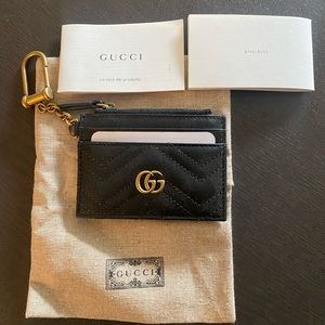 Gucci GG Marmont keychain wallet